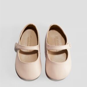 H&M Ballet Style Mary Jane Shoes in Blush